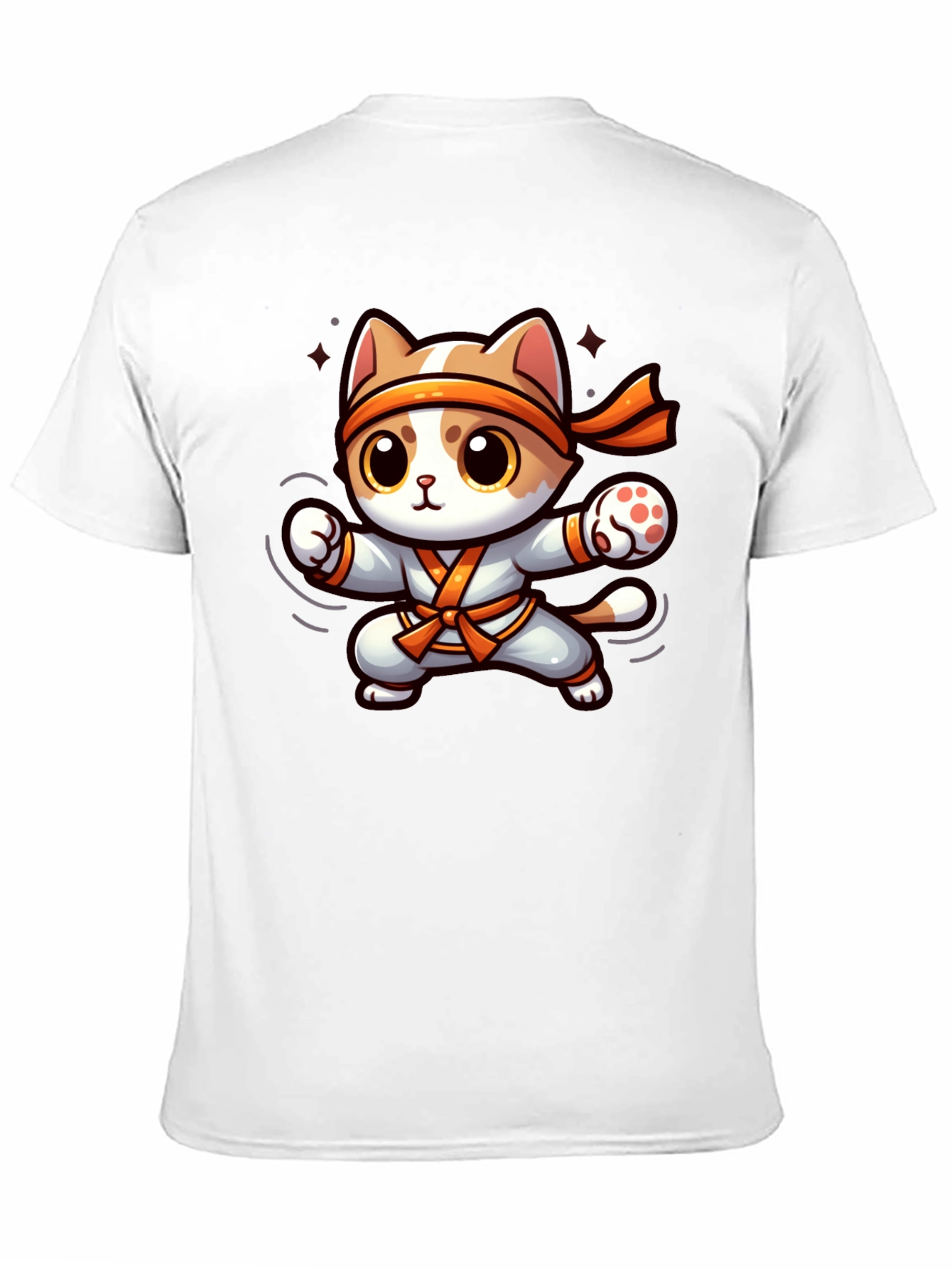 Karate Cat T-Shirt - Black