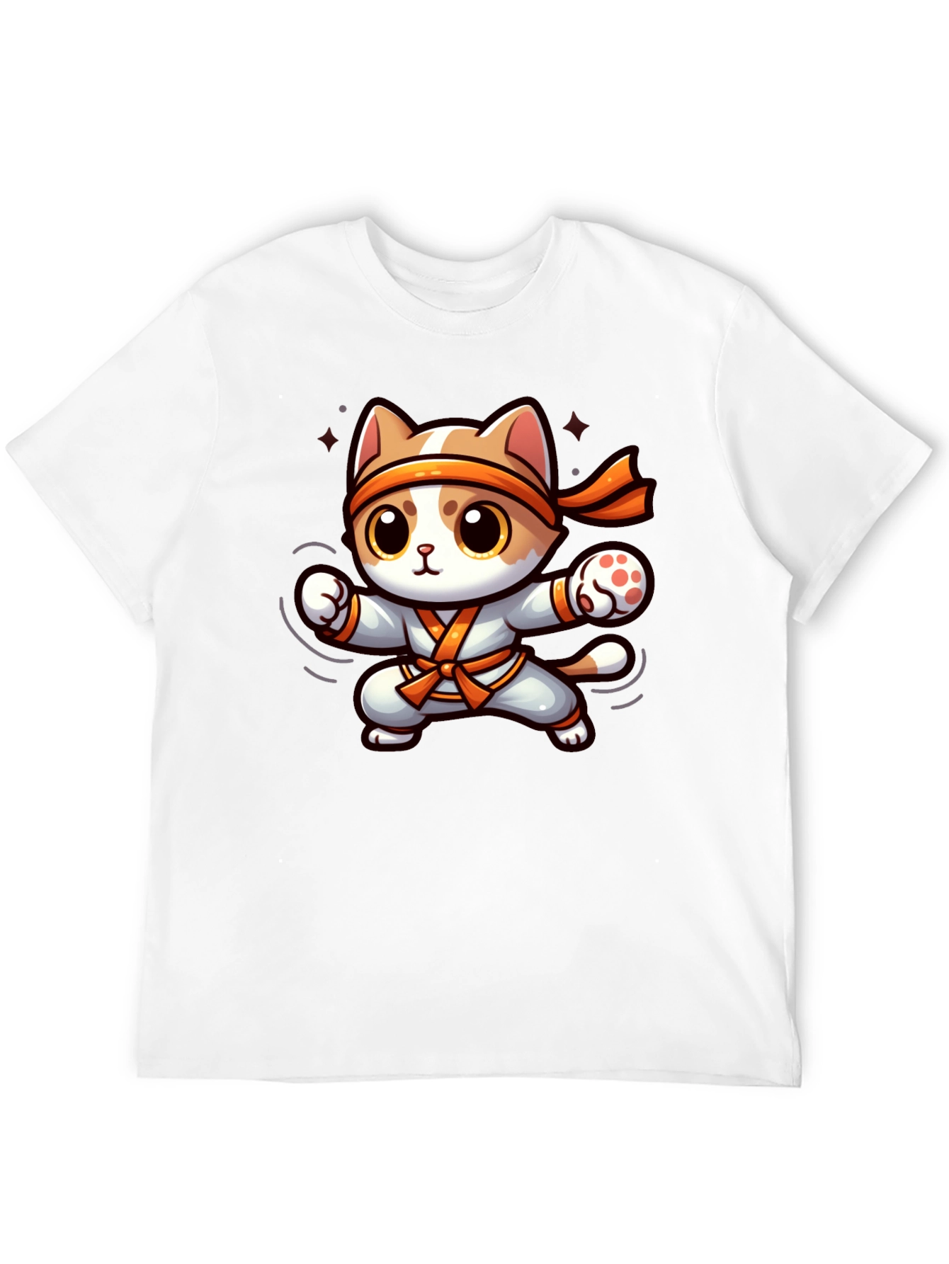 Karate Cat T-Shirt - Black