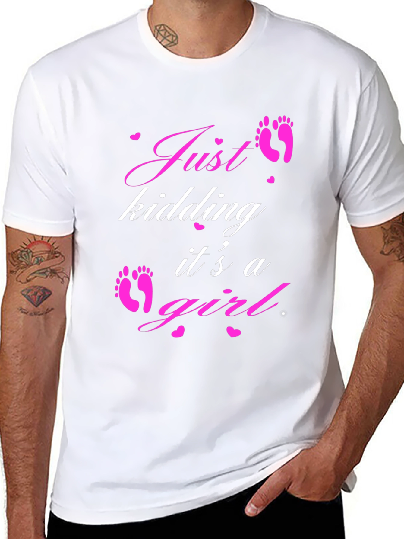 Just Kidding Its a Girl T-Shirt