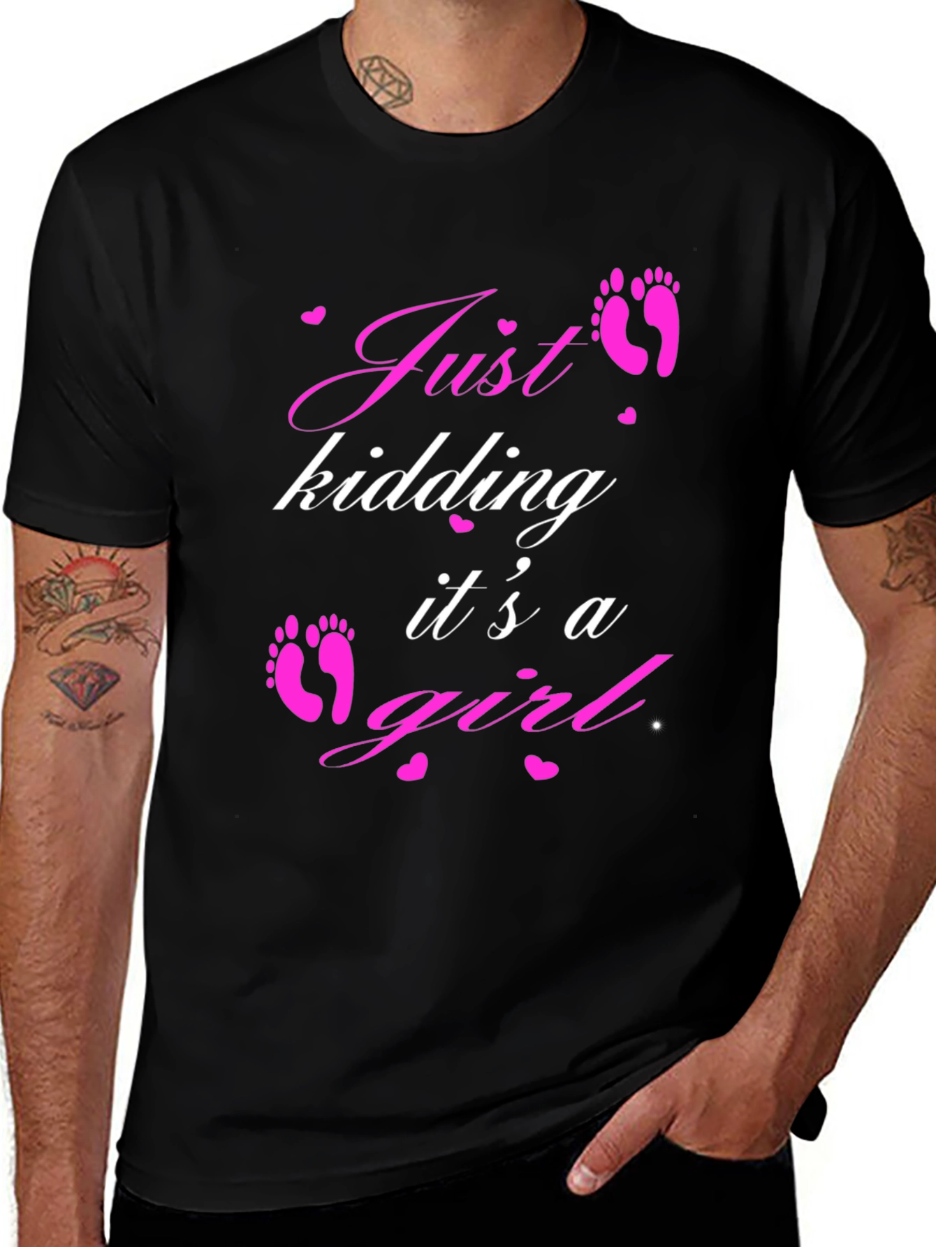 Just Kidding Its a Girl T-Shirt