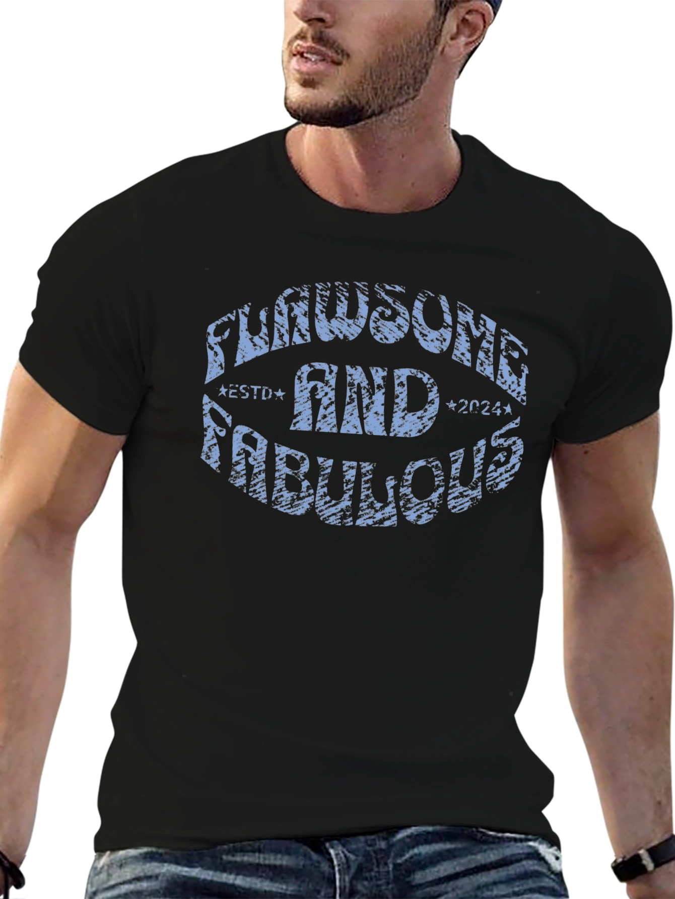 Flawsome & Fabulous EST 2024 Black T-Shirt