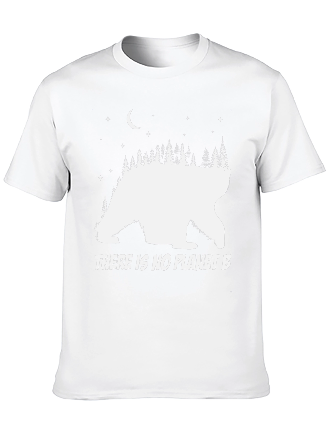 Planet B T-Shirt: Bear & Forest Graphic Tee