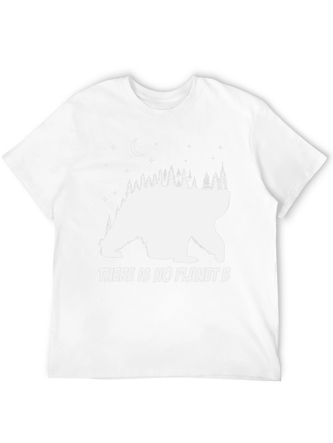 Planet B T-Shirt: Bear & Forest Graphic Tee