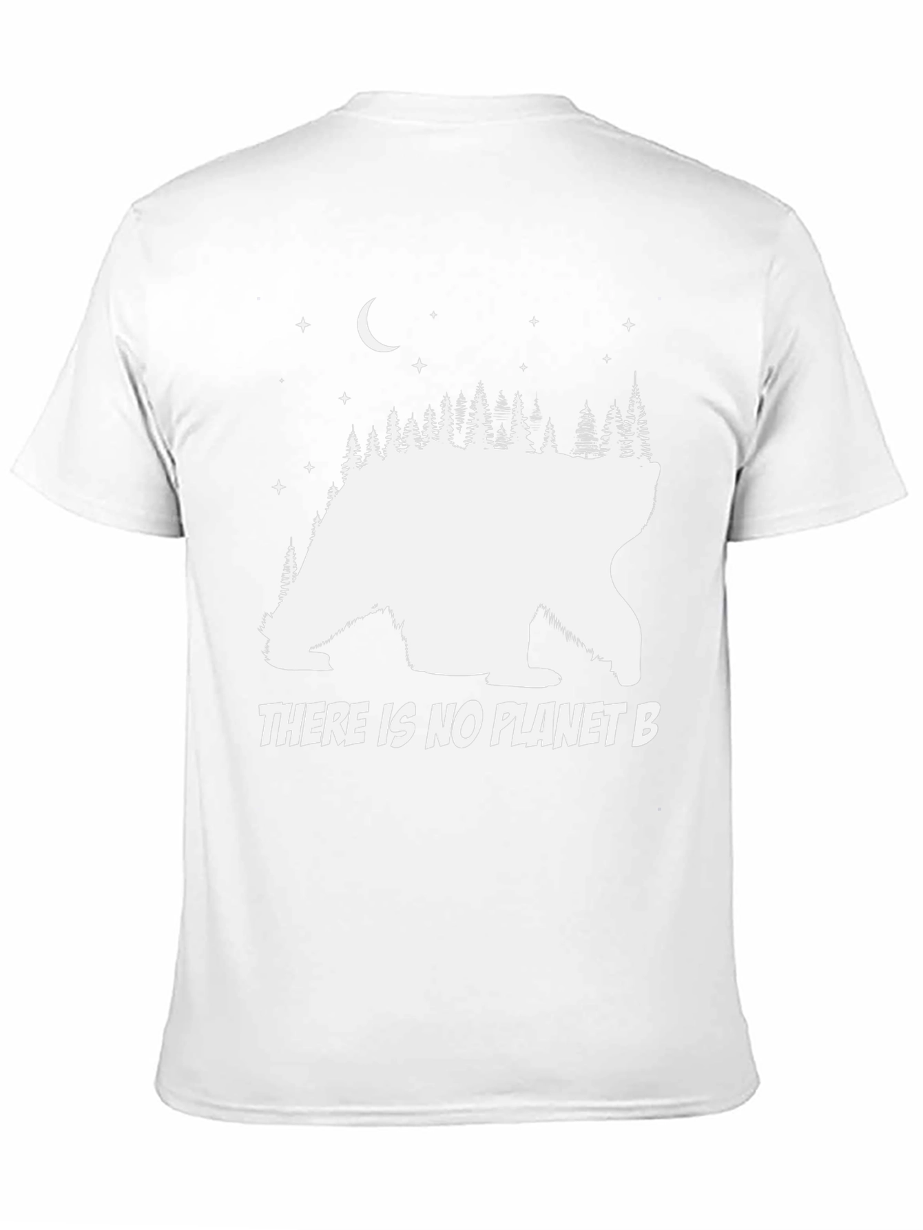 Planet B T-Shirt: Bear & Forest Graphic Tee