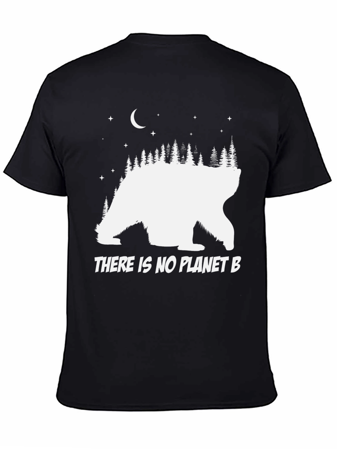 Planet B T-Shirt: Bear & Forest Graphic Tee