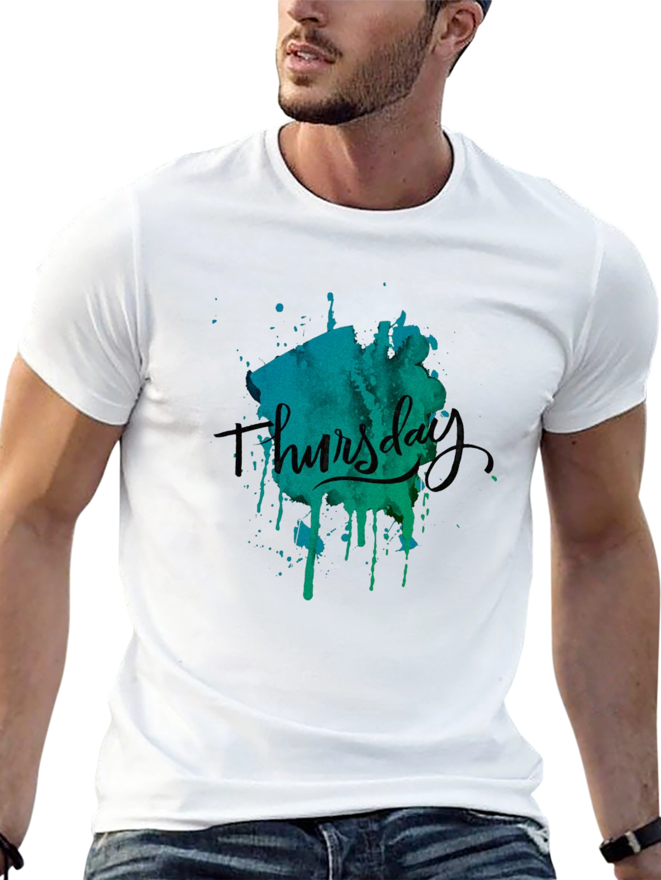 Thursday Graphic Print Black T-Shirt