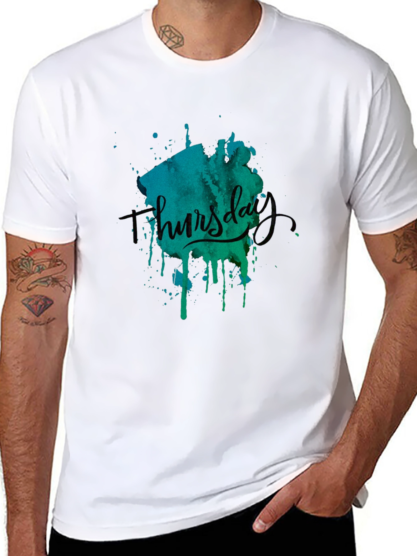 Thursday Graphic Print Black T-Shirt