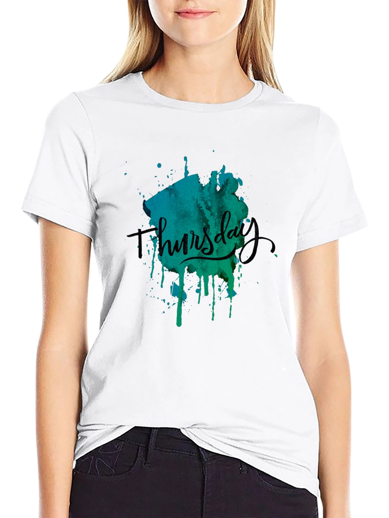 Thursday Graphic Print Black T-Shirt