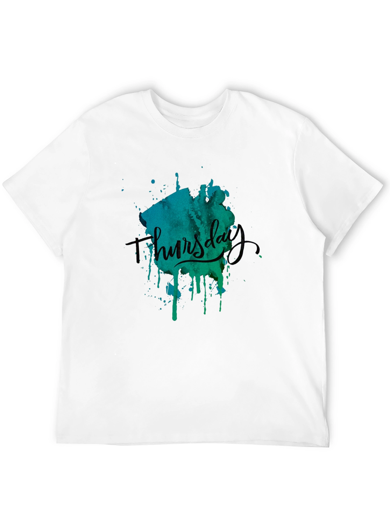 Thursday Graphic Print Black T-Shirt