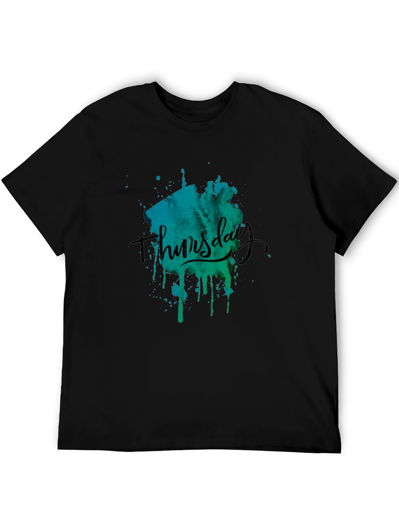 Thursday Graphic Print Black T-Shirt