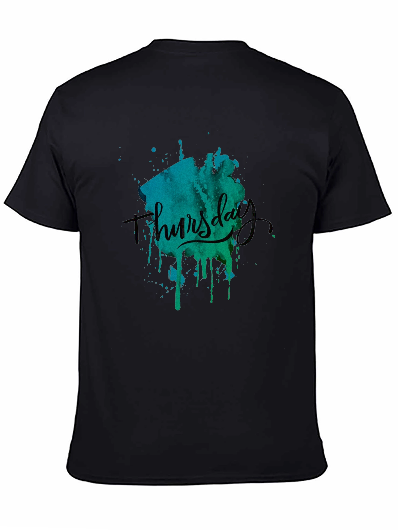 Thursday Graphic Print Black T-Shirt
