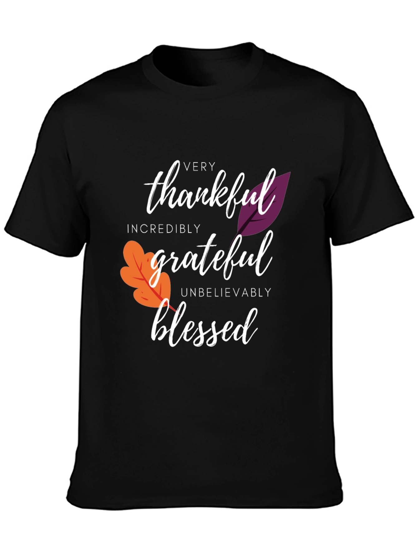 Thankful Grateful Blessed Graphic Tee