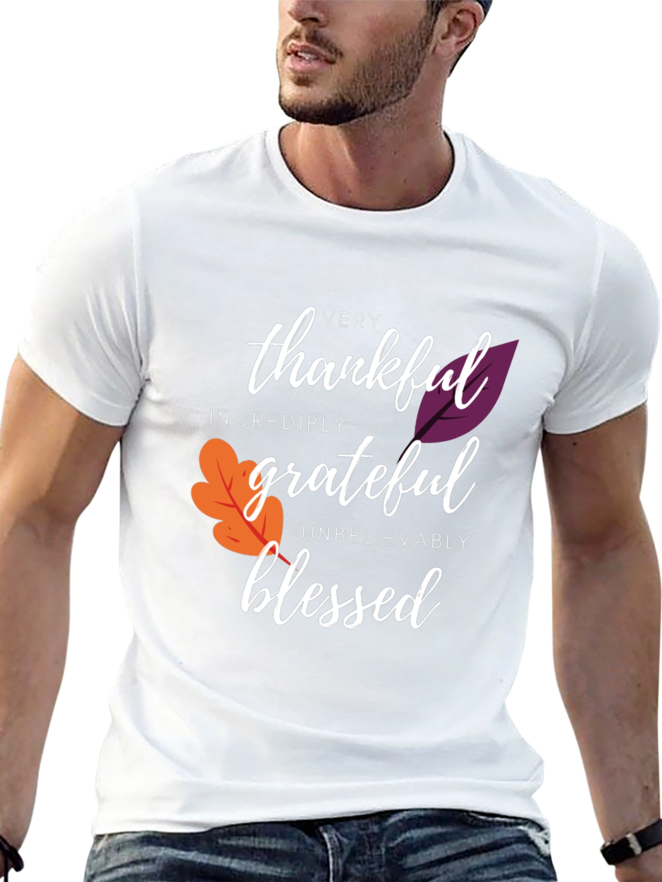 Thankful Grateful Blessed Graphic Tee