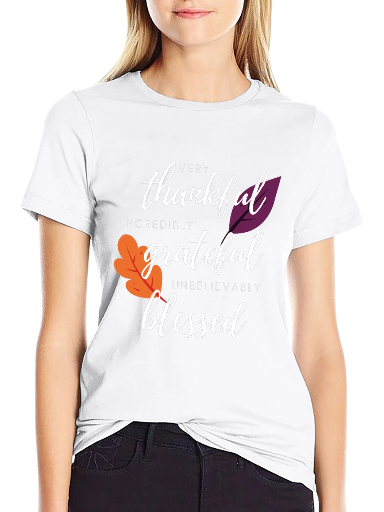 Thankful Grateful Blessed Graphic Tee