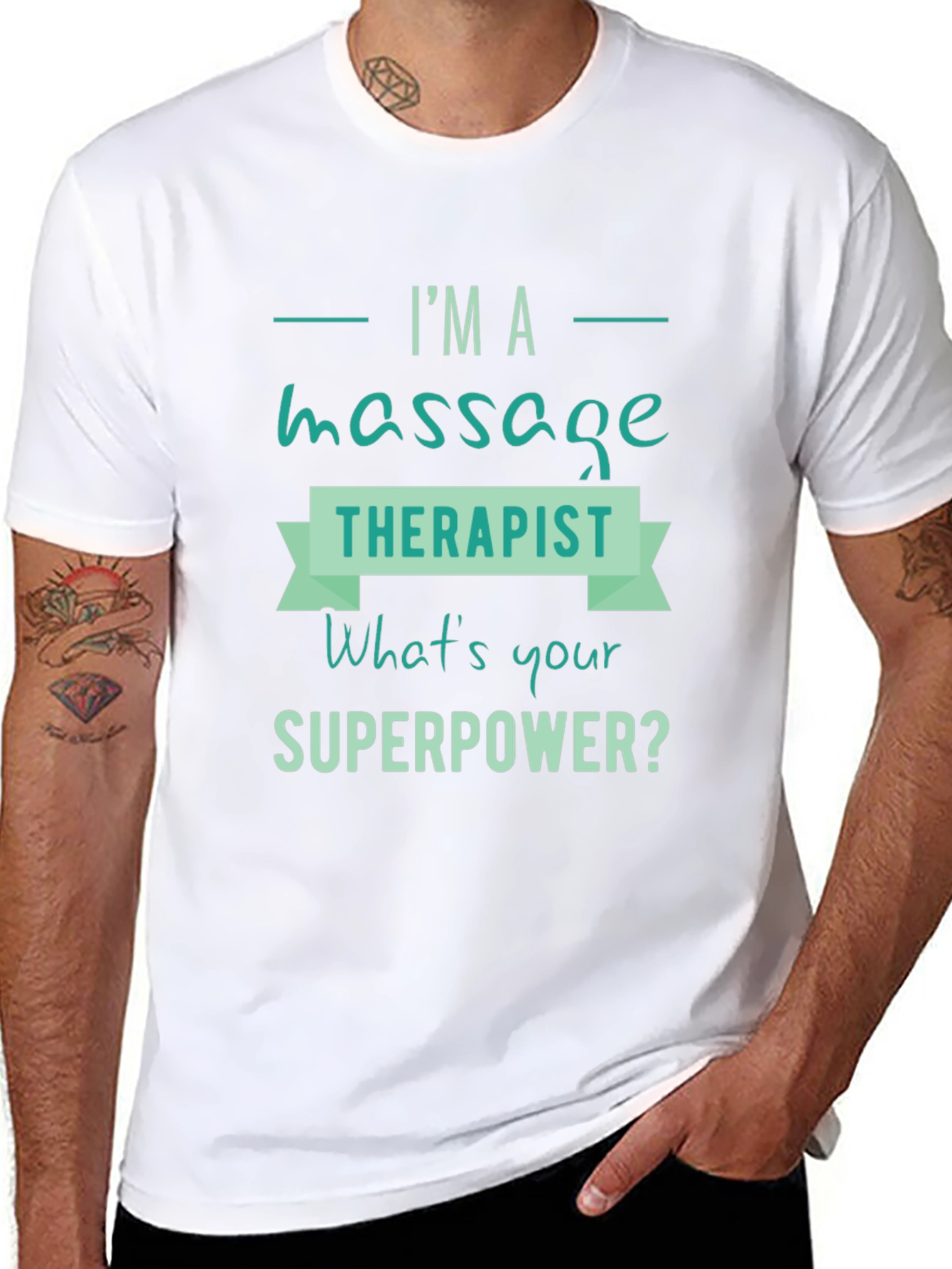 Massage Therapist Superpower Tee