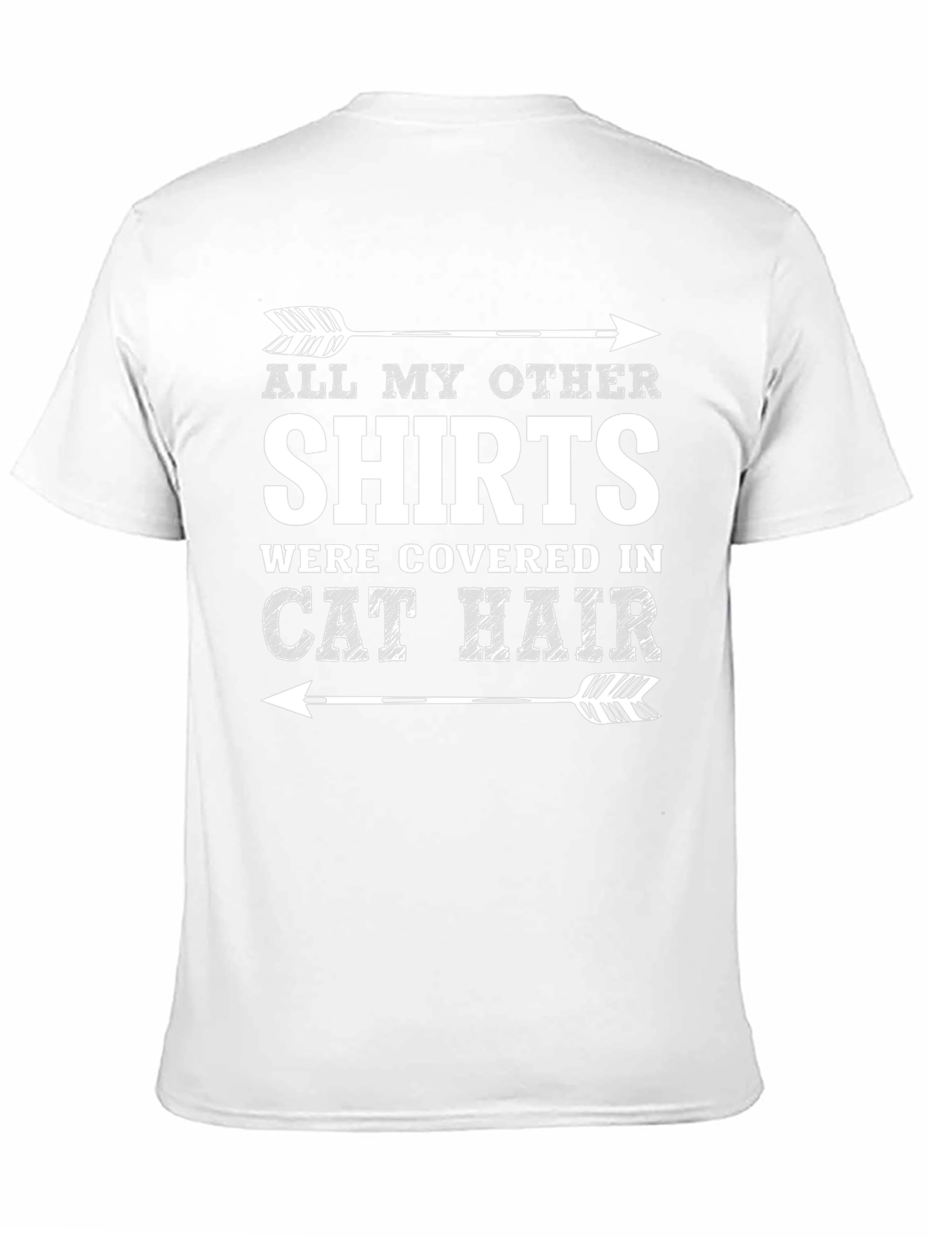 Cat Hair T-Shirt - Funny Graphic Tee