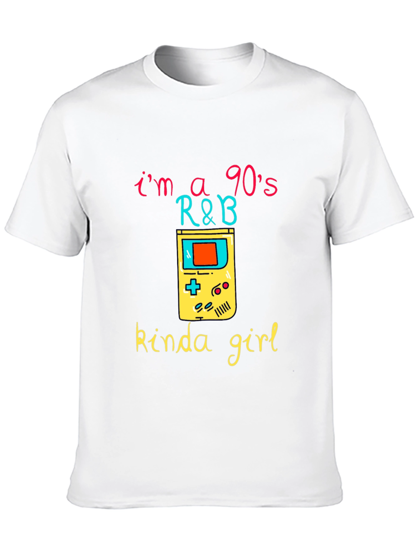 90s R&B Kinda Girl Black Graphic Tee