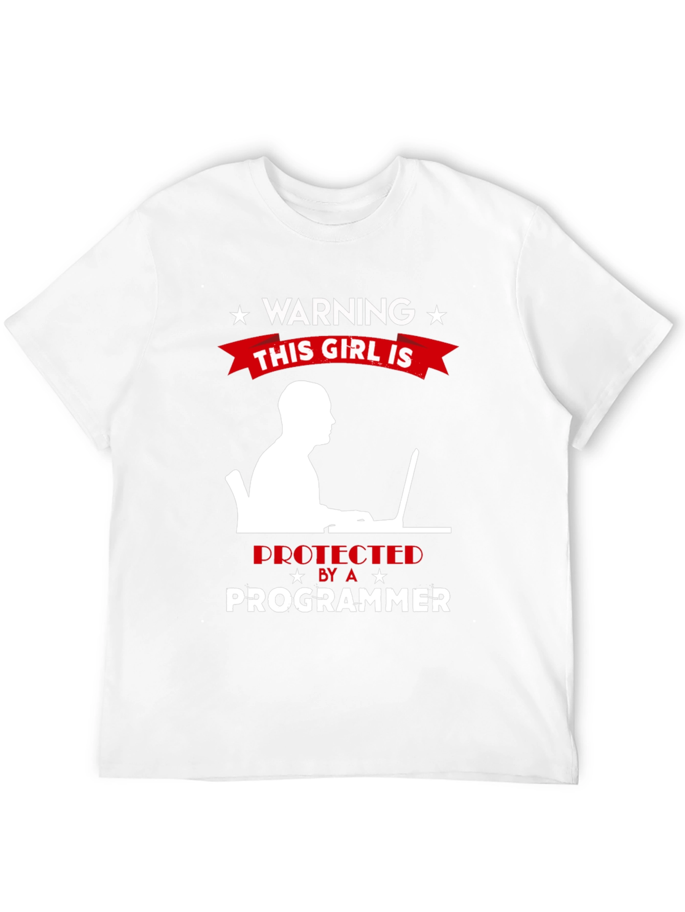 Warning: This Girl is Protected by a Programmer T-Shirt
