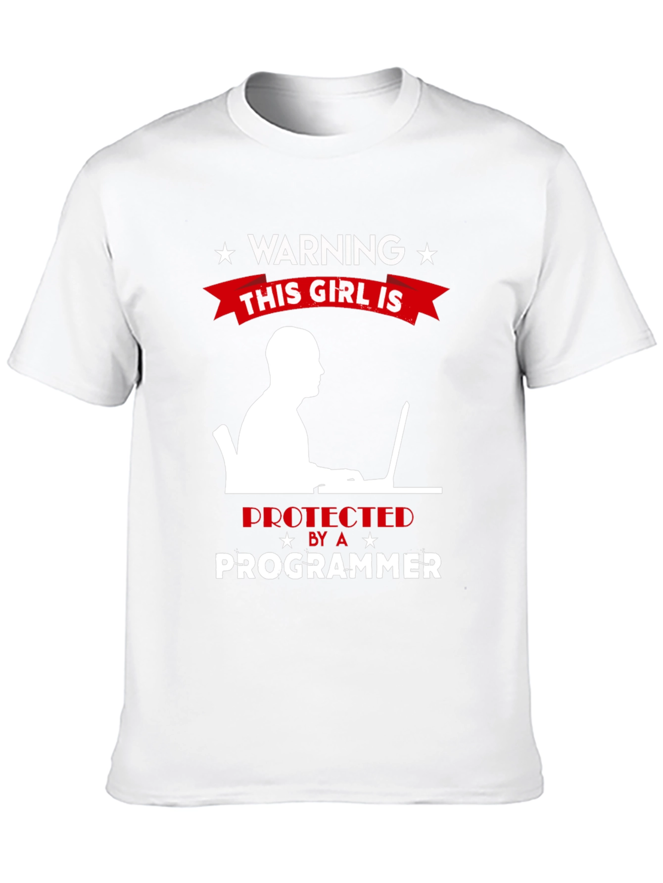 Warning: This Girl is Protected by a Programmer T-Shirt