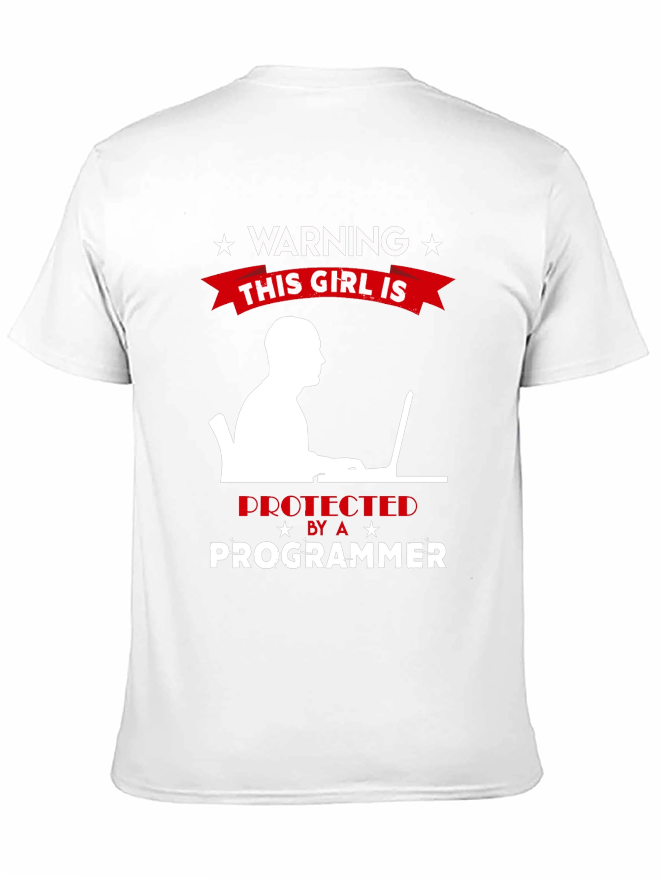 Warning: This Girl is Protected by a Programmer T-Shirt