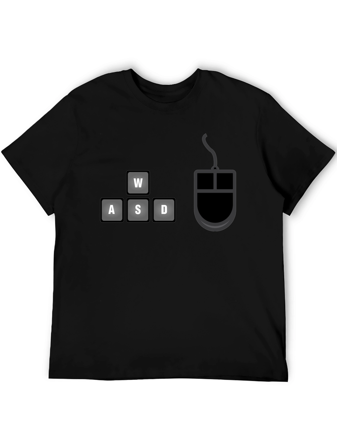 Gamer T-Shirt: WASD Keys & Mouse Design