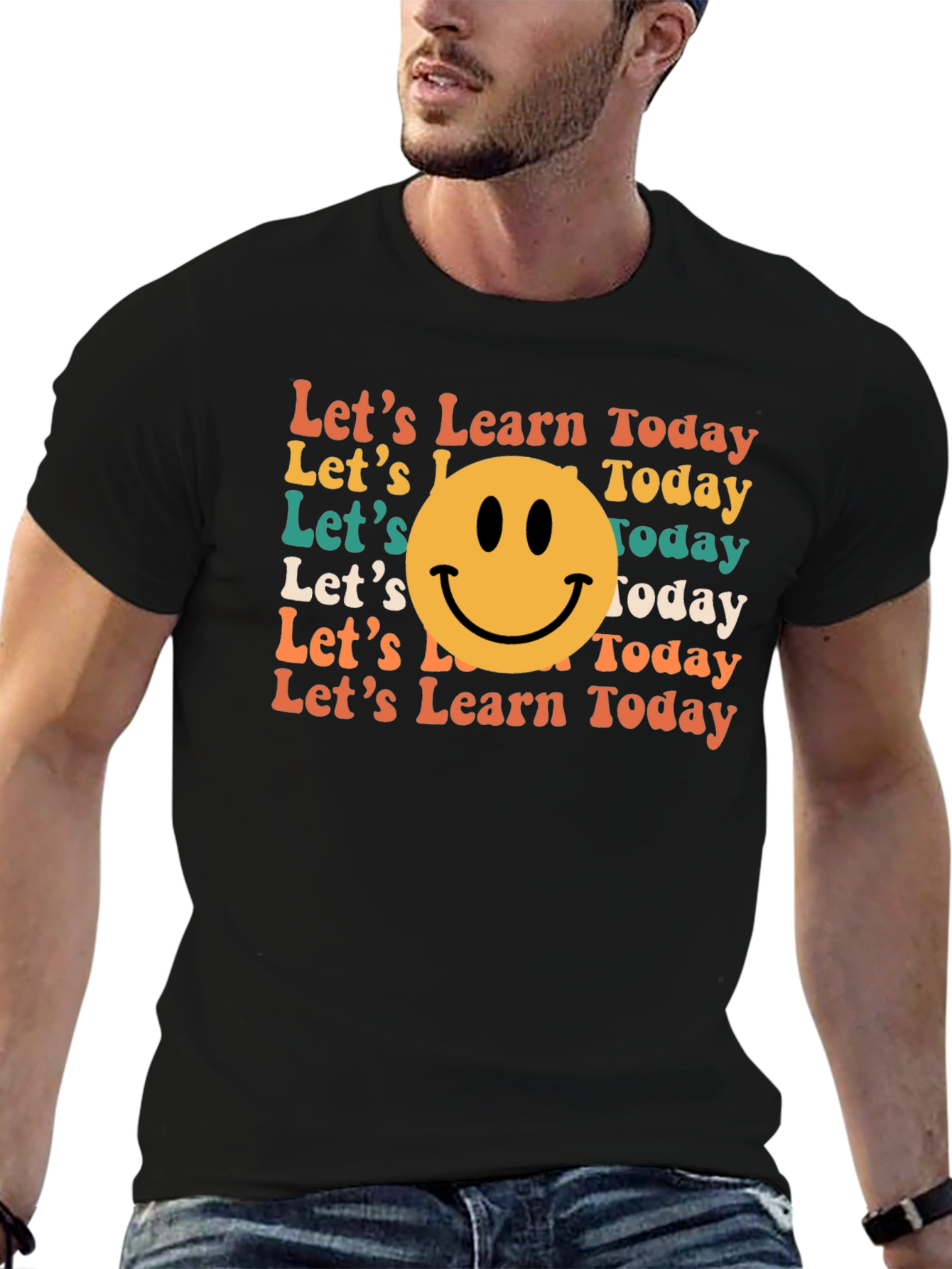 Lets Learn Today Smiley T-Shirt