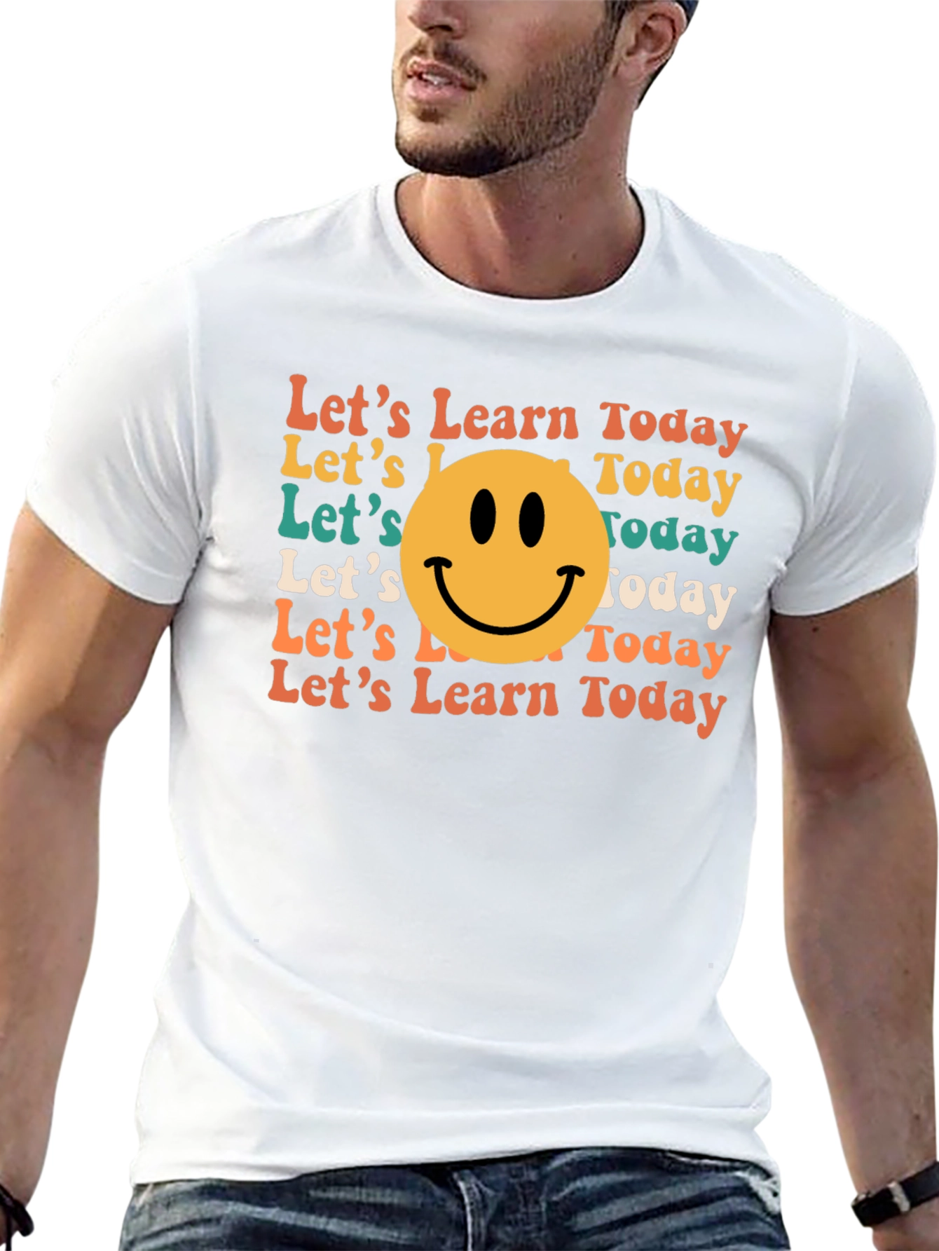 Lets Learn Today Smiley T-Shirt