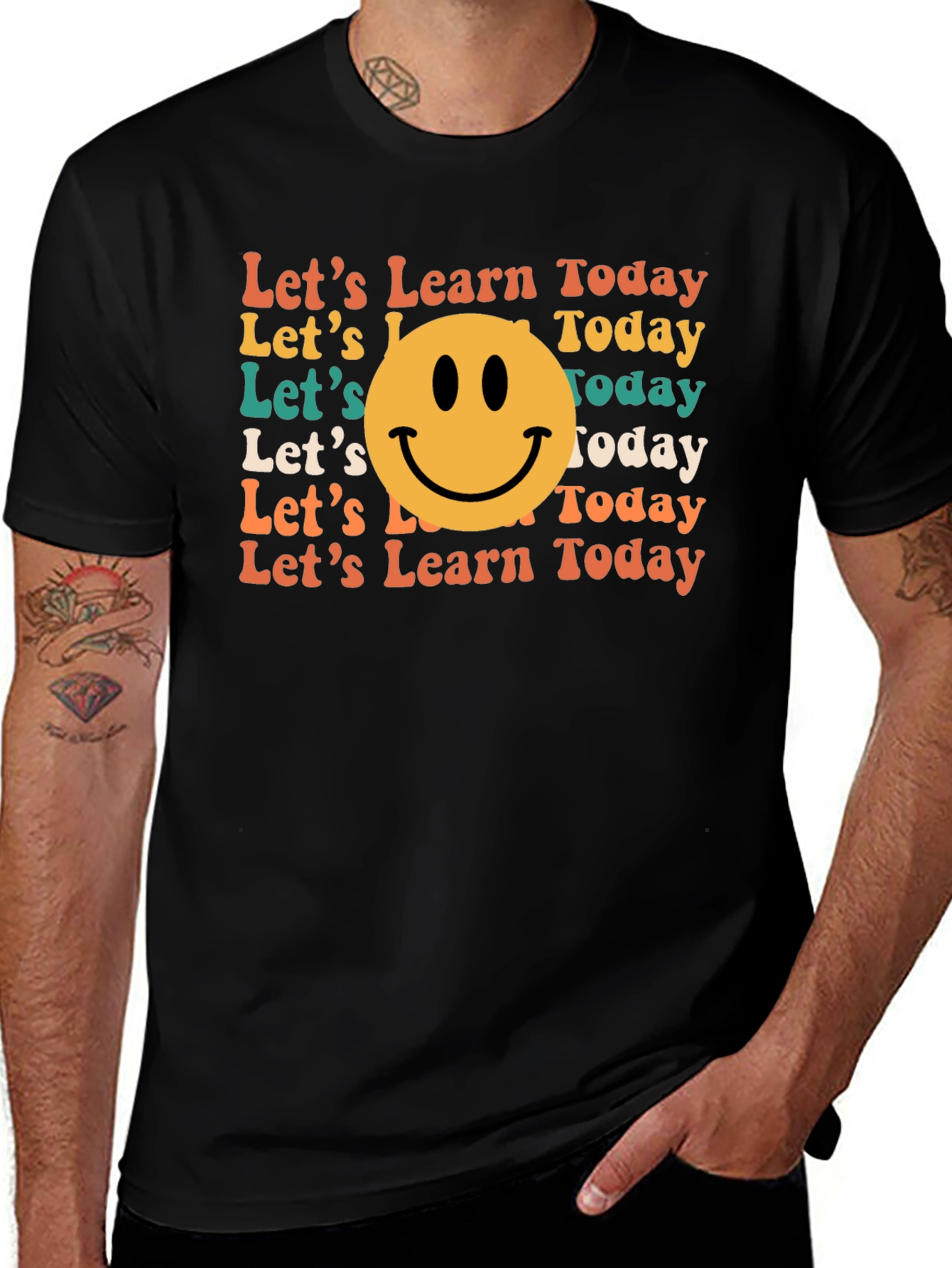 Lets Learn Today Smiley T-Shirt