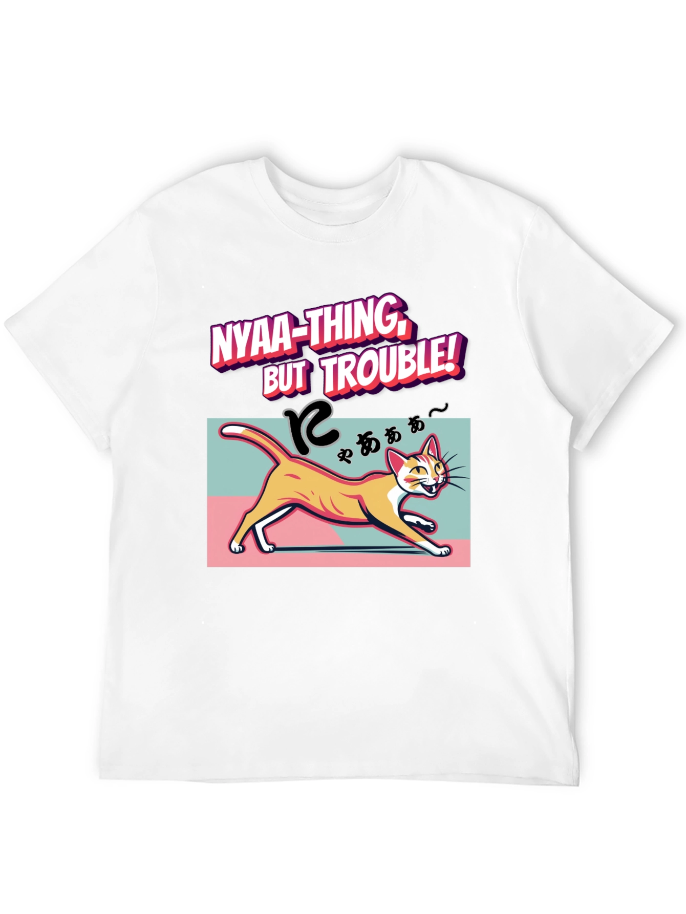 Nyaa-Thing But Trouble Cat T-Shirt