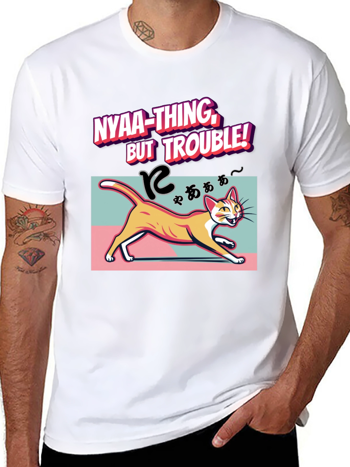 Nyaa-Thing But Trouble Cat T-Shirt