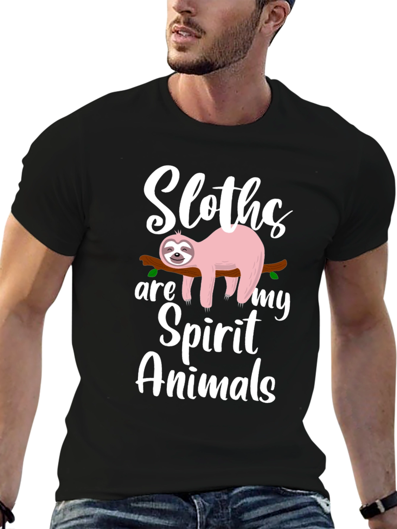 Sloth Spirit Animal Graphic T-Shirt - Unisex