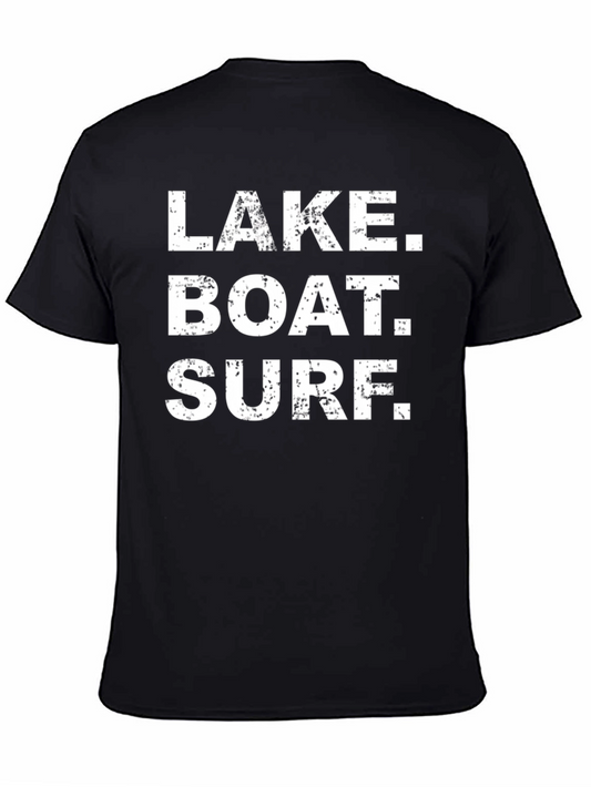 Lake Boat Surf Tee - Vacation T-Shirt