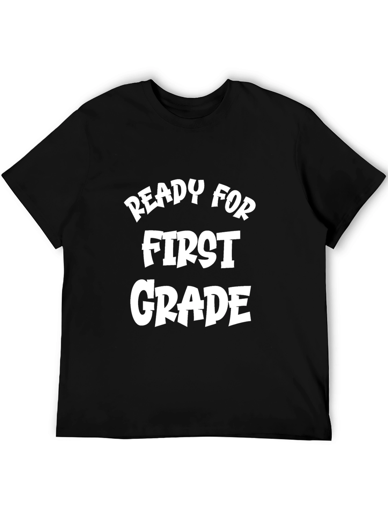 Ready For First Grade Black T-Shirt