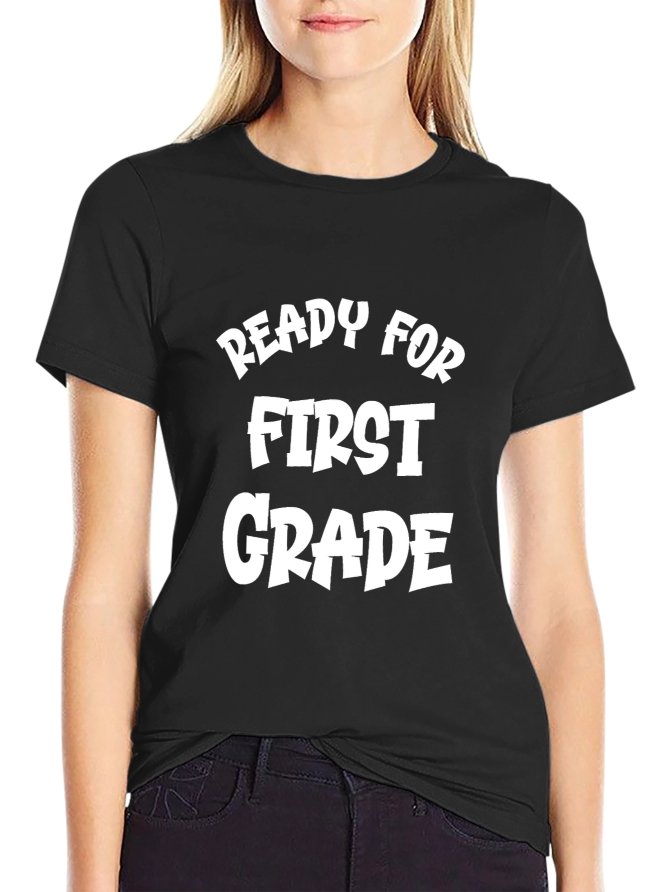 Ready For First Grade Black T-Shirt