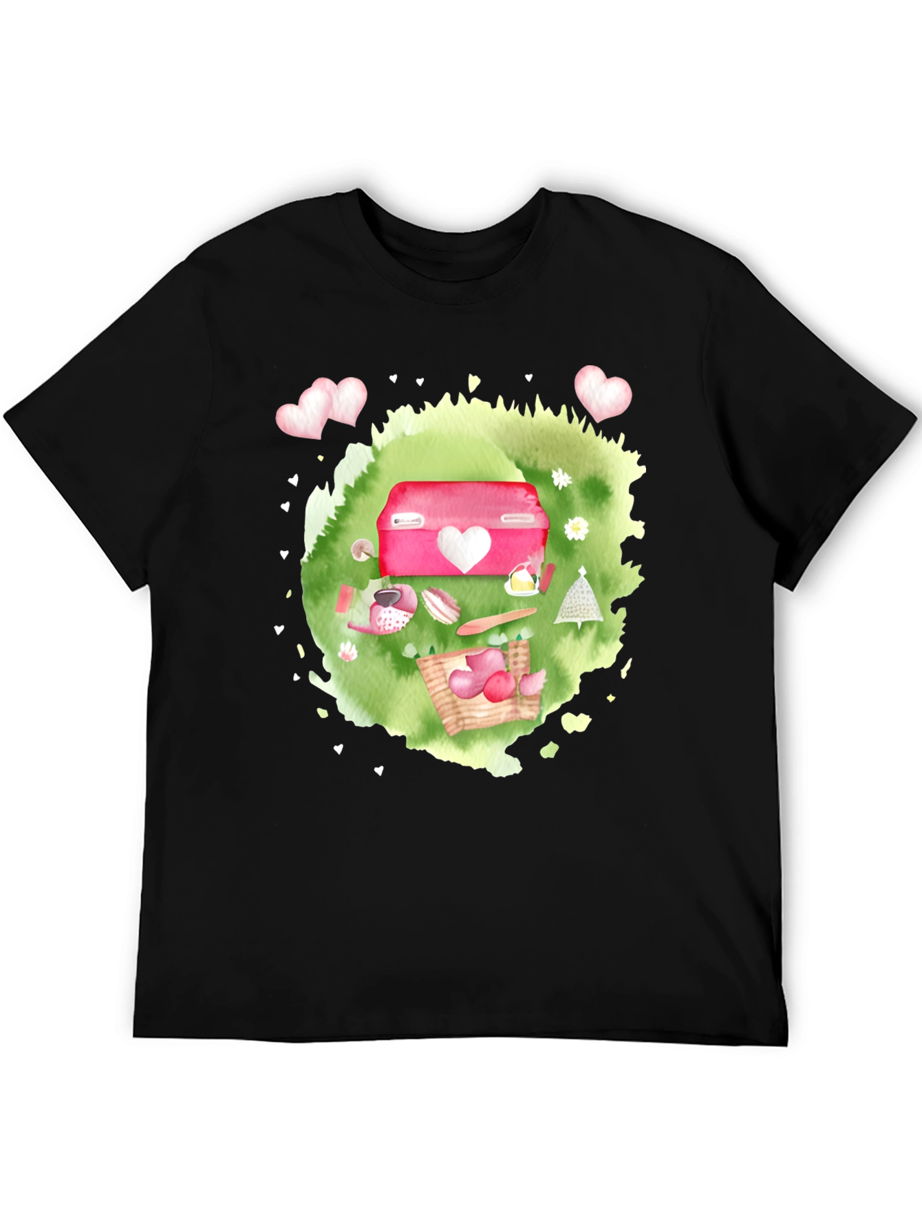 Valentines Day Picnic Graphic Tee