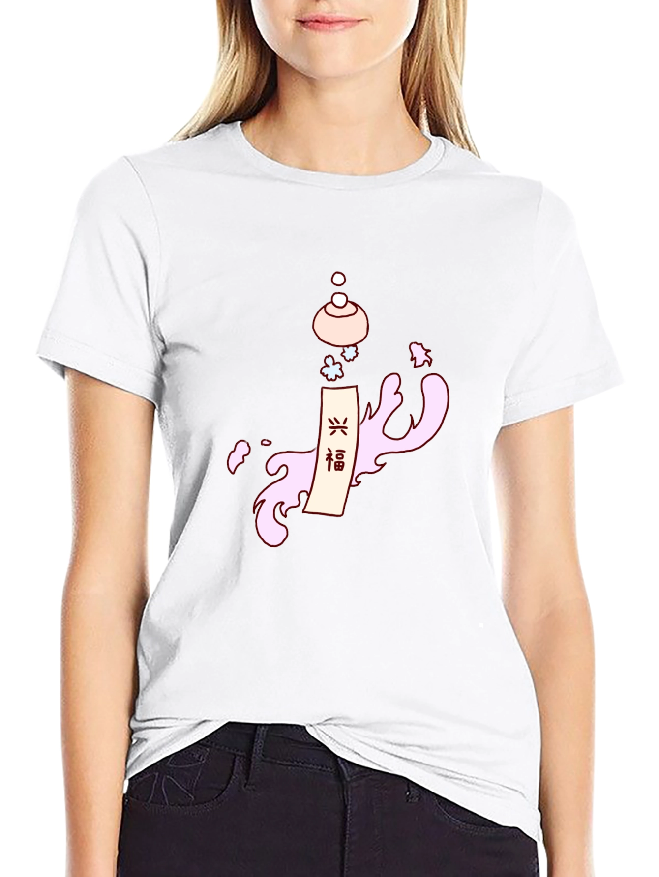 Unique Graphic Print Tee