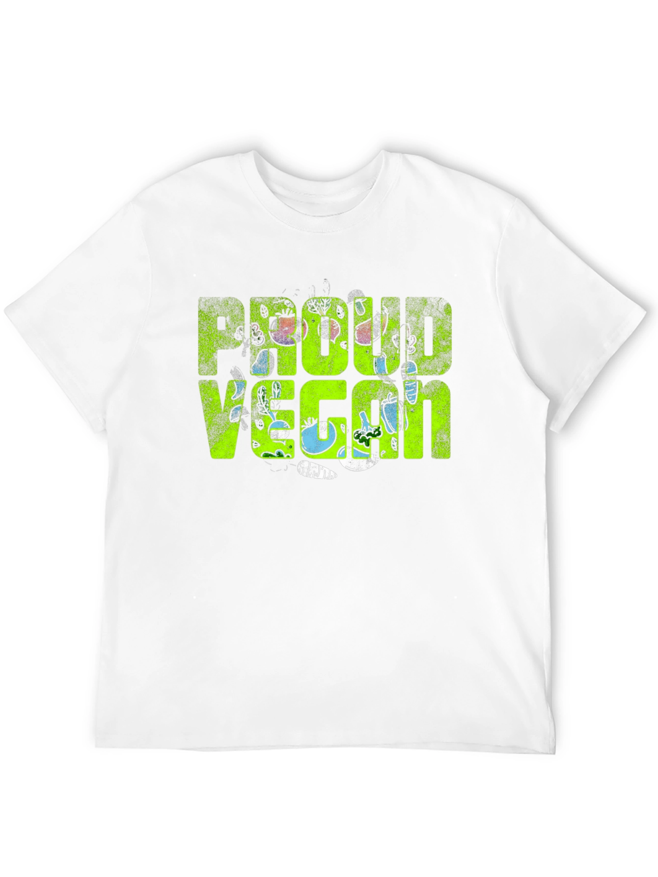 Proud Vegan Graphic Tee - Black