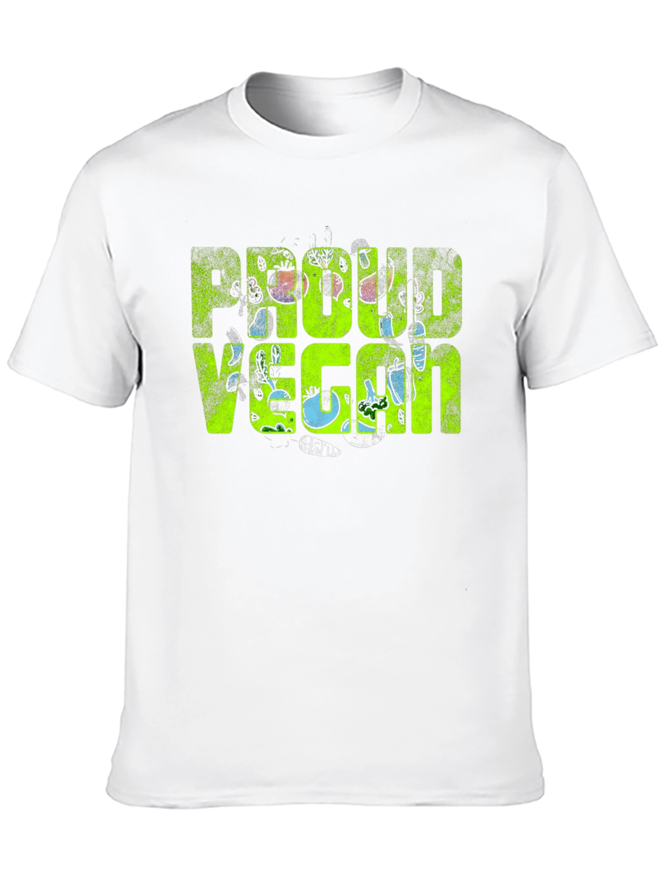 Proud Vegan Graphic Tee - Black