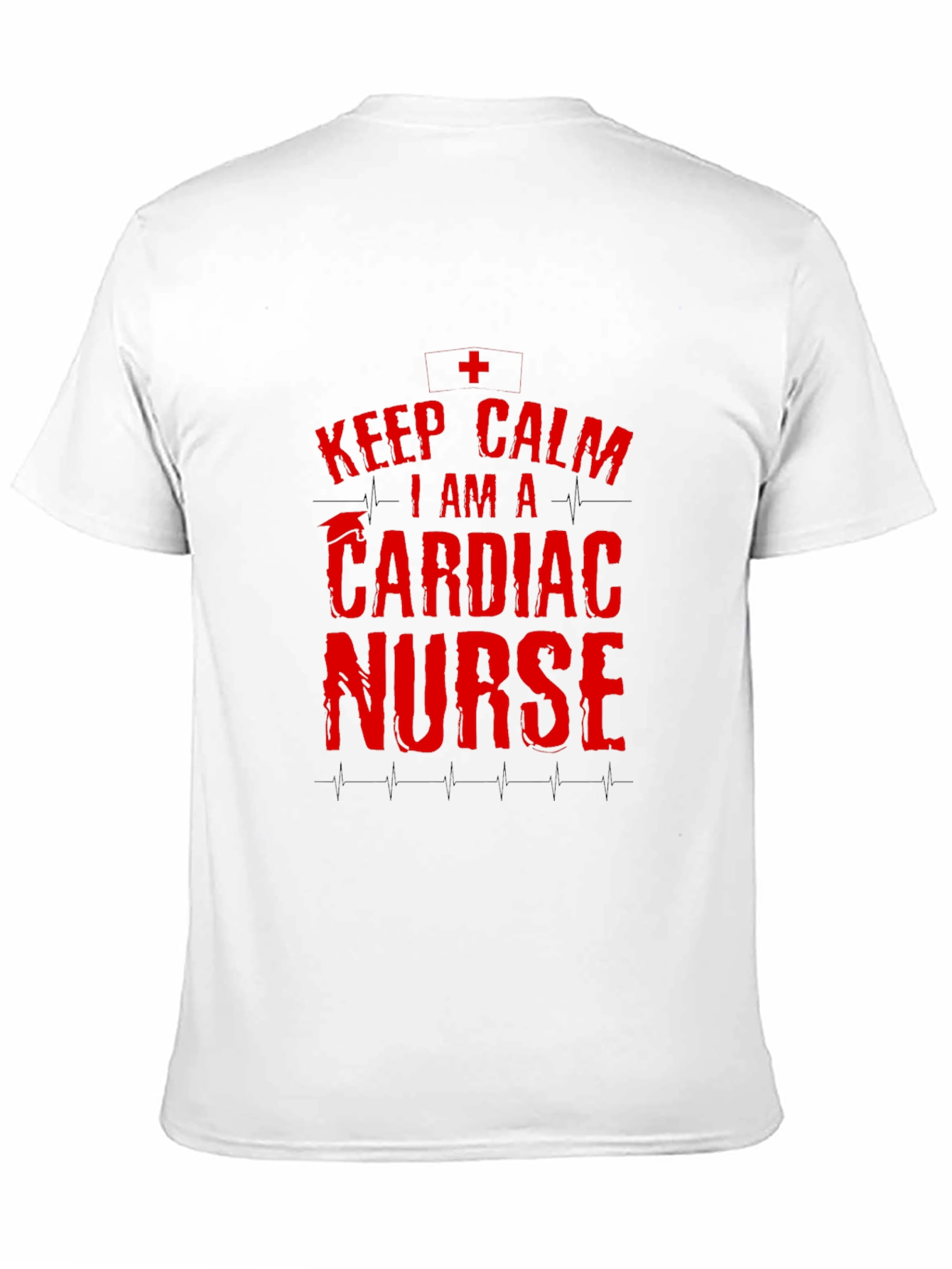 Cardiac Nurse T-Shirt - Keep Calm Graphic Tee