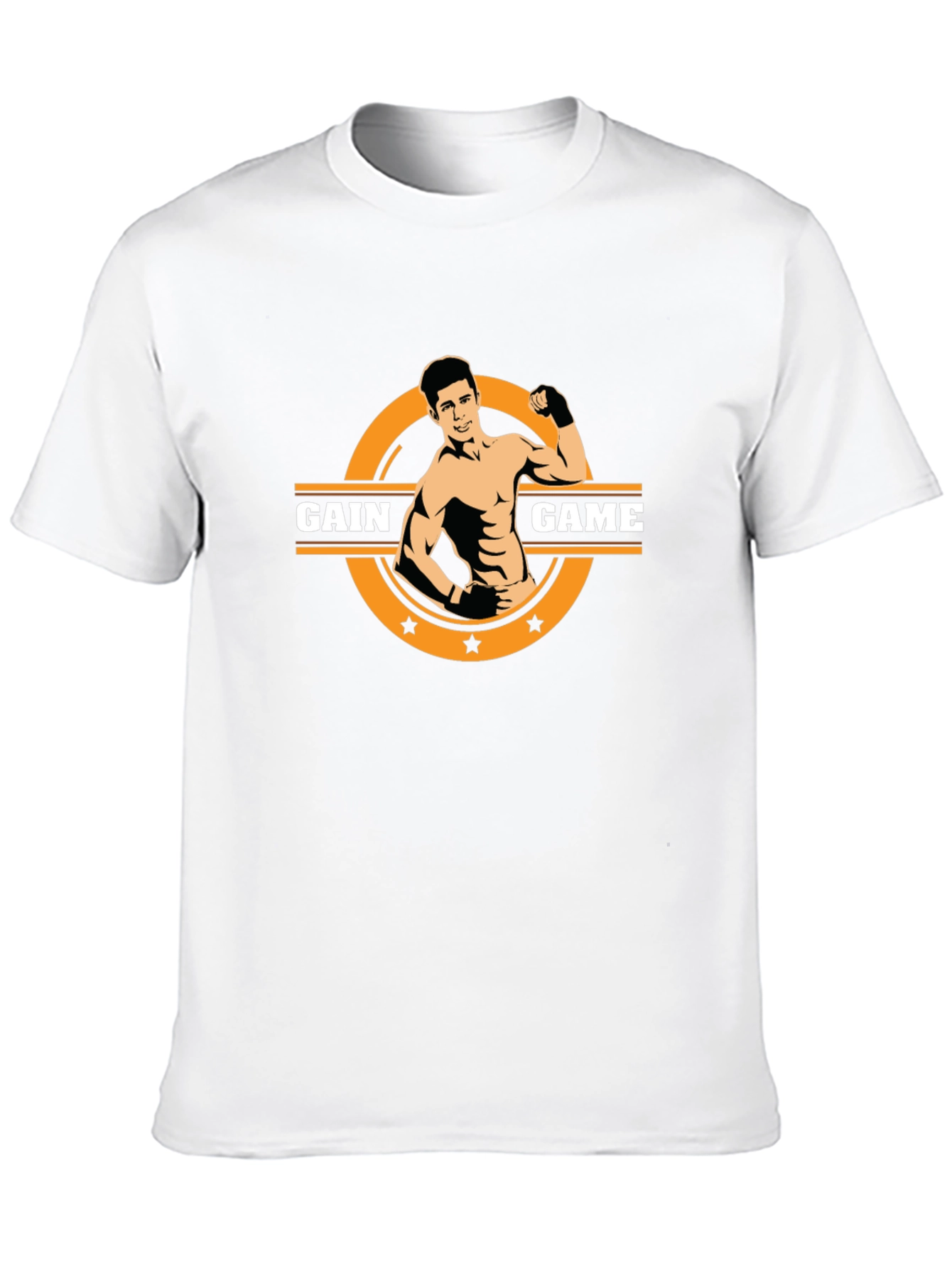 Gain Game Black Graphic Tee
