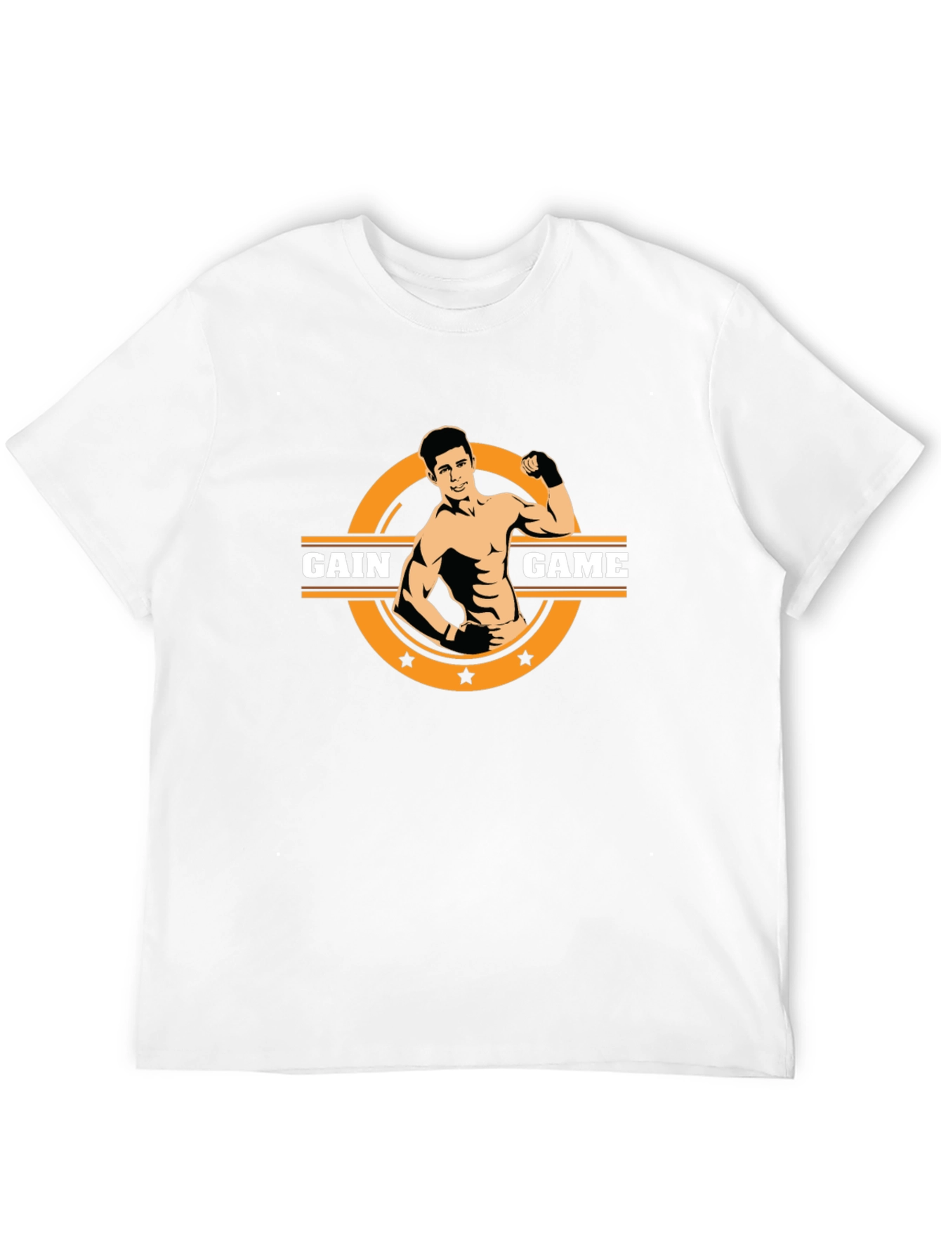 Gain Game Black Graphic Tee