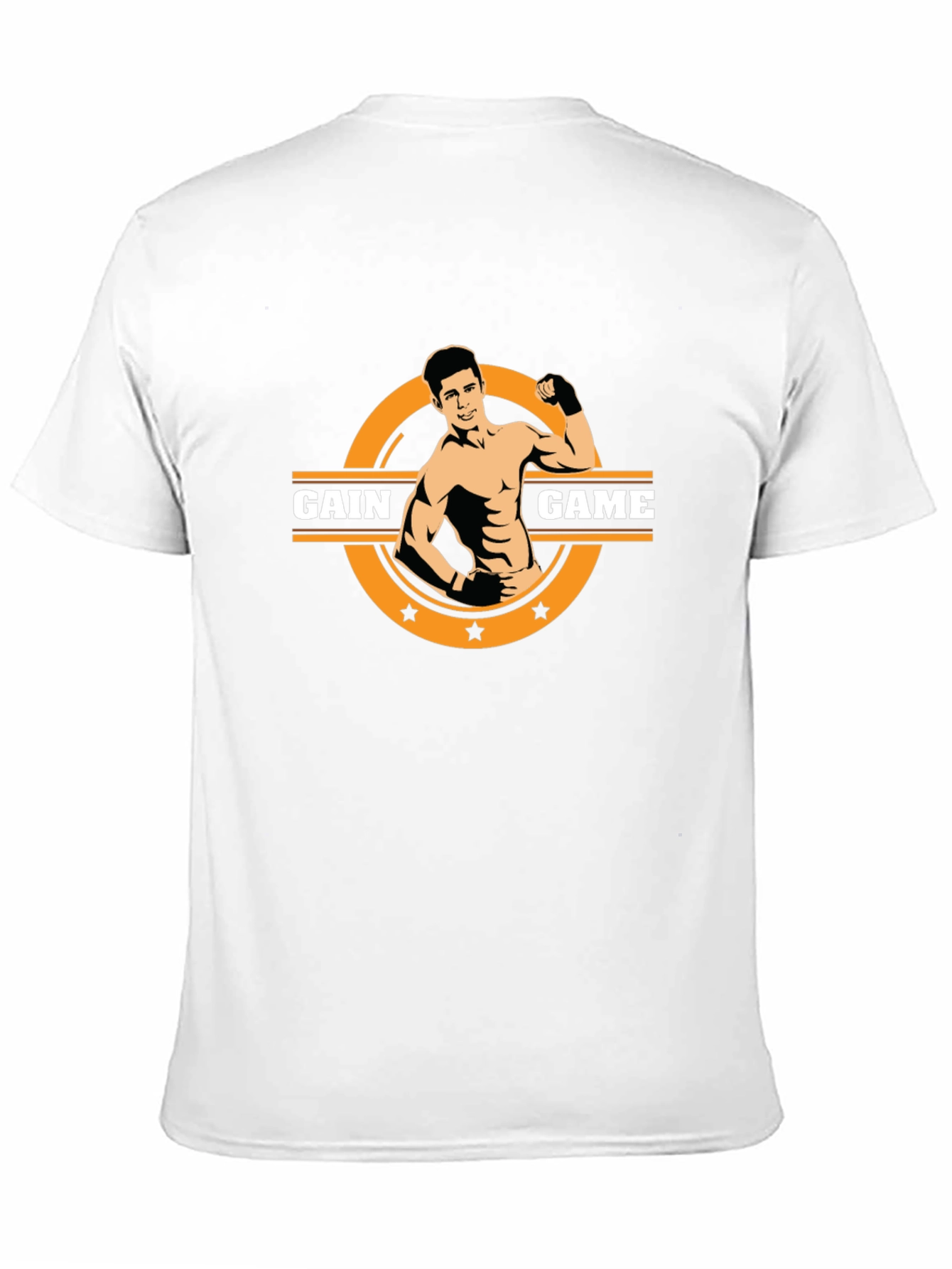 Gain Game Black Graphic Tee