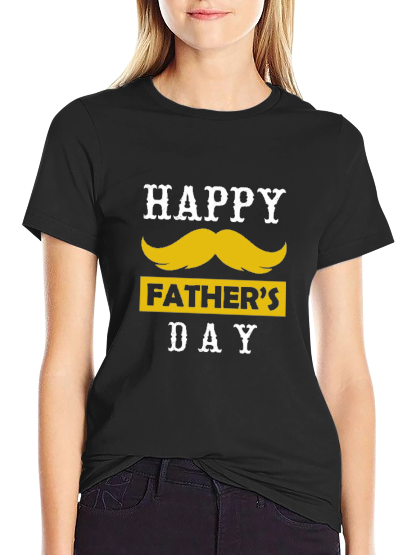 Happy Fathers Day Mustache T-Shirt