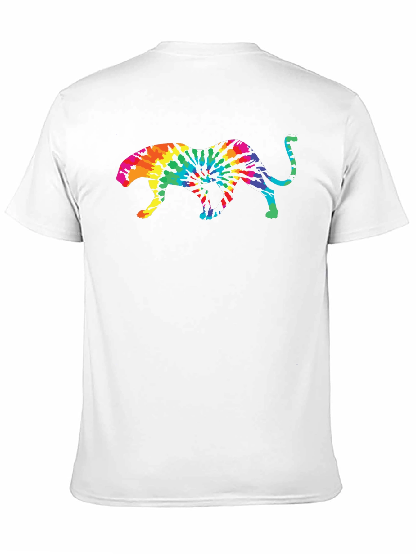 Tie Dye Jaguar Graphic T-Shirt