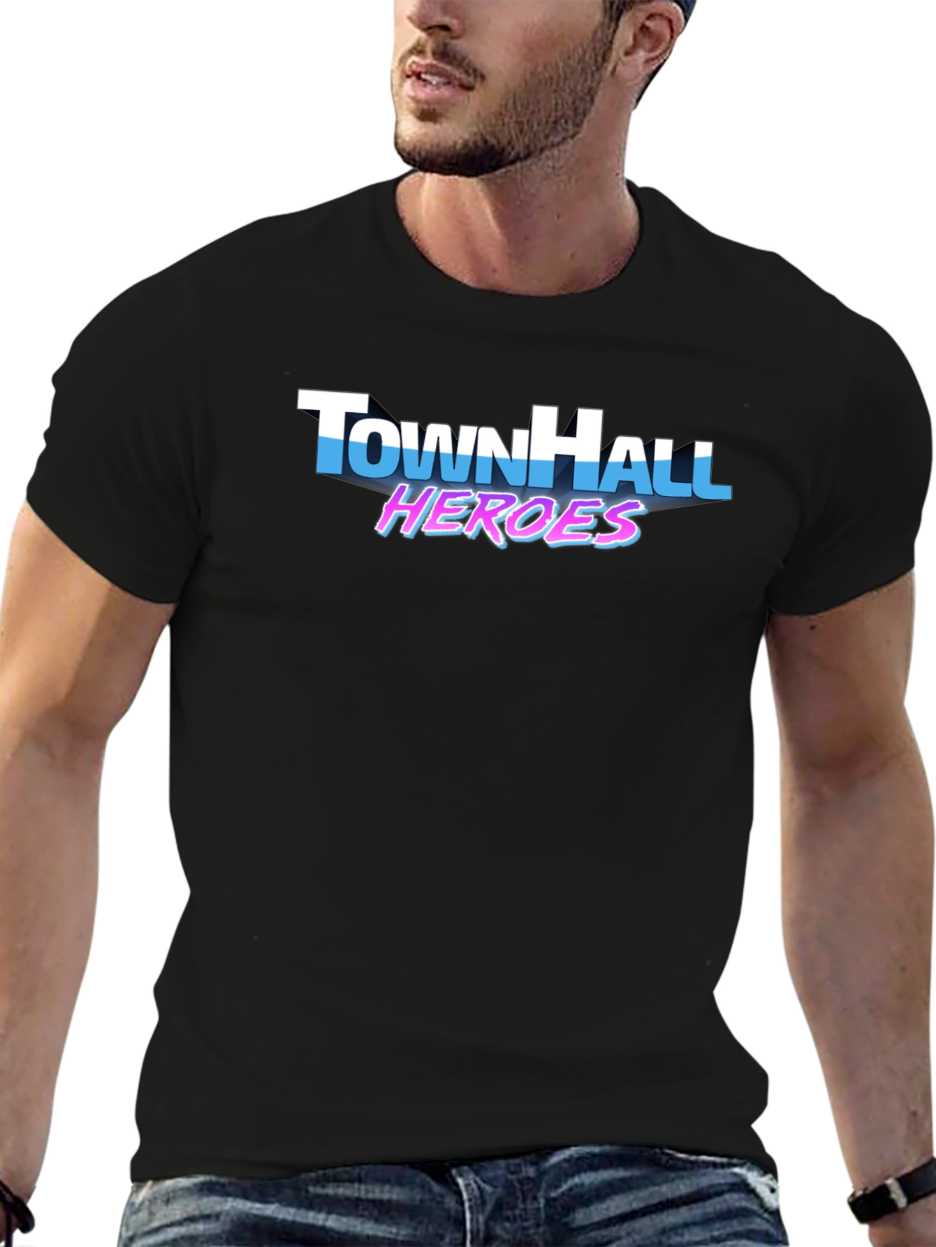 TownHall Heroes Graphic Print T-Shirt
