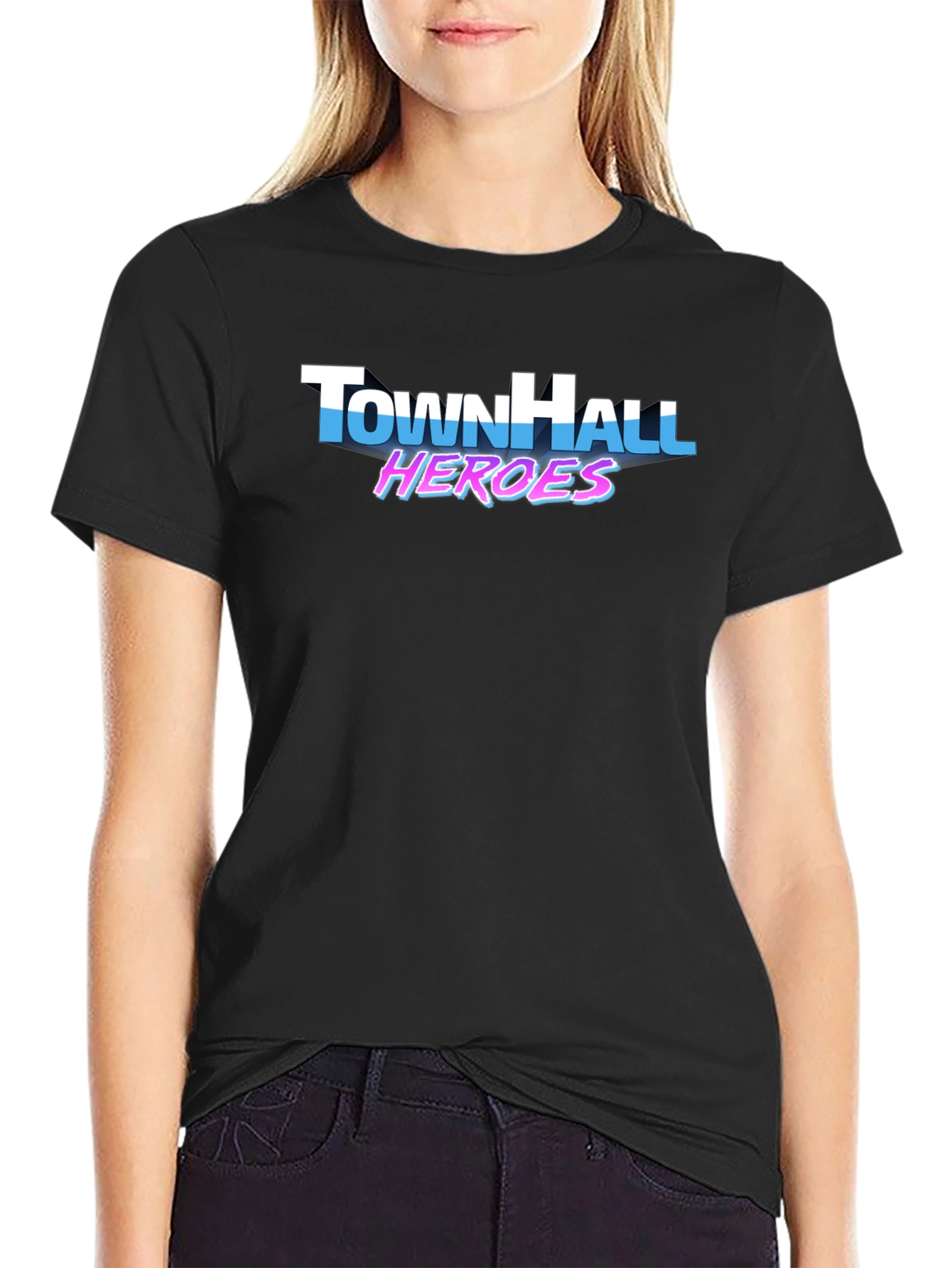 TownHall Heroes Graphic Print T-Shirt