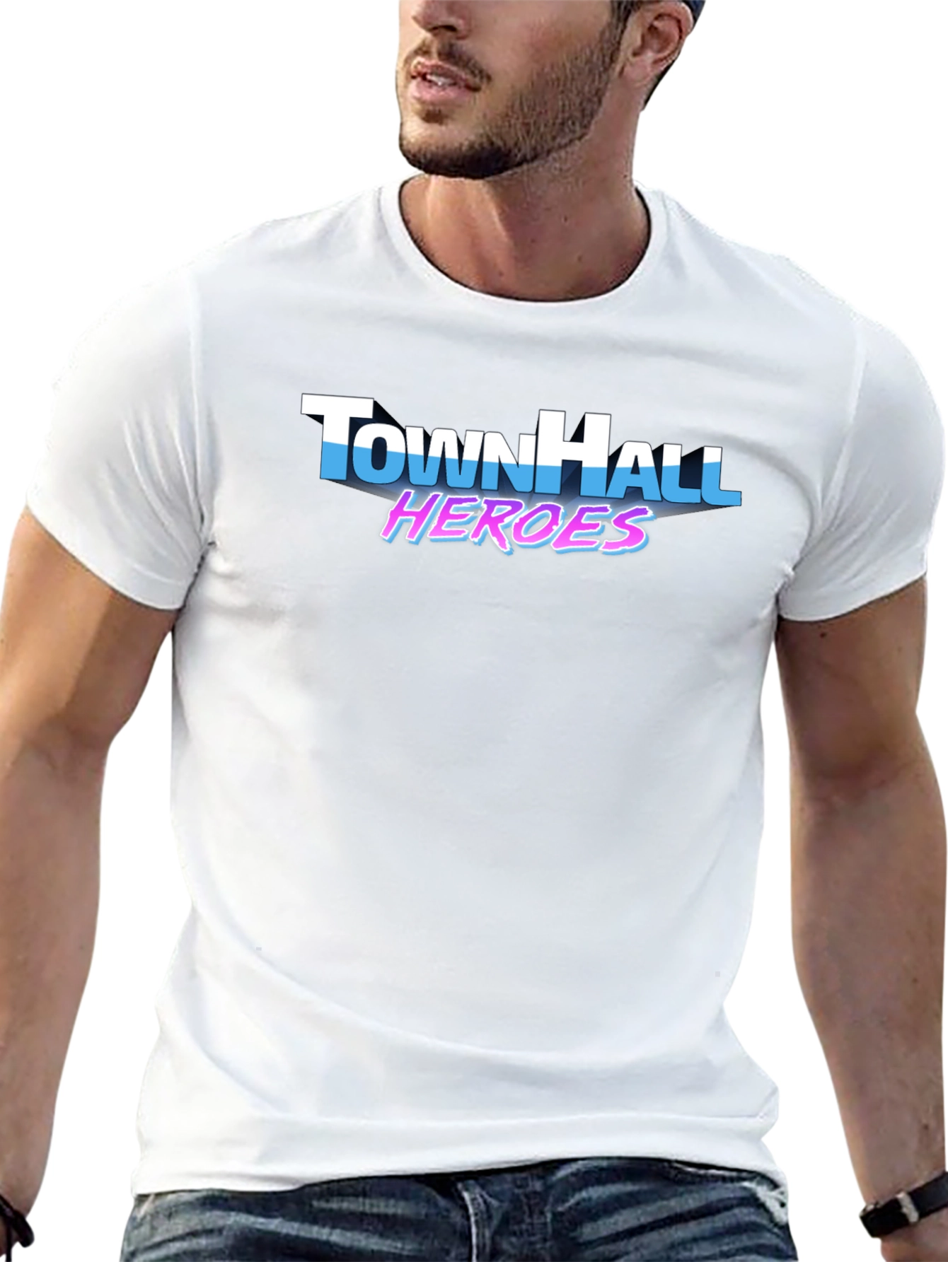 TownHall Heroes Graphic Print T-Shirt