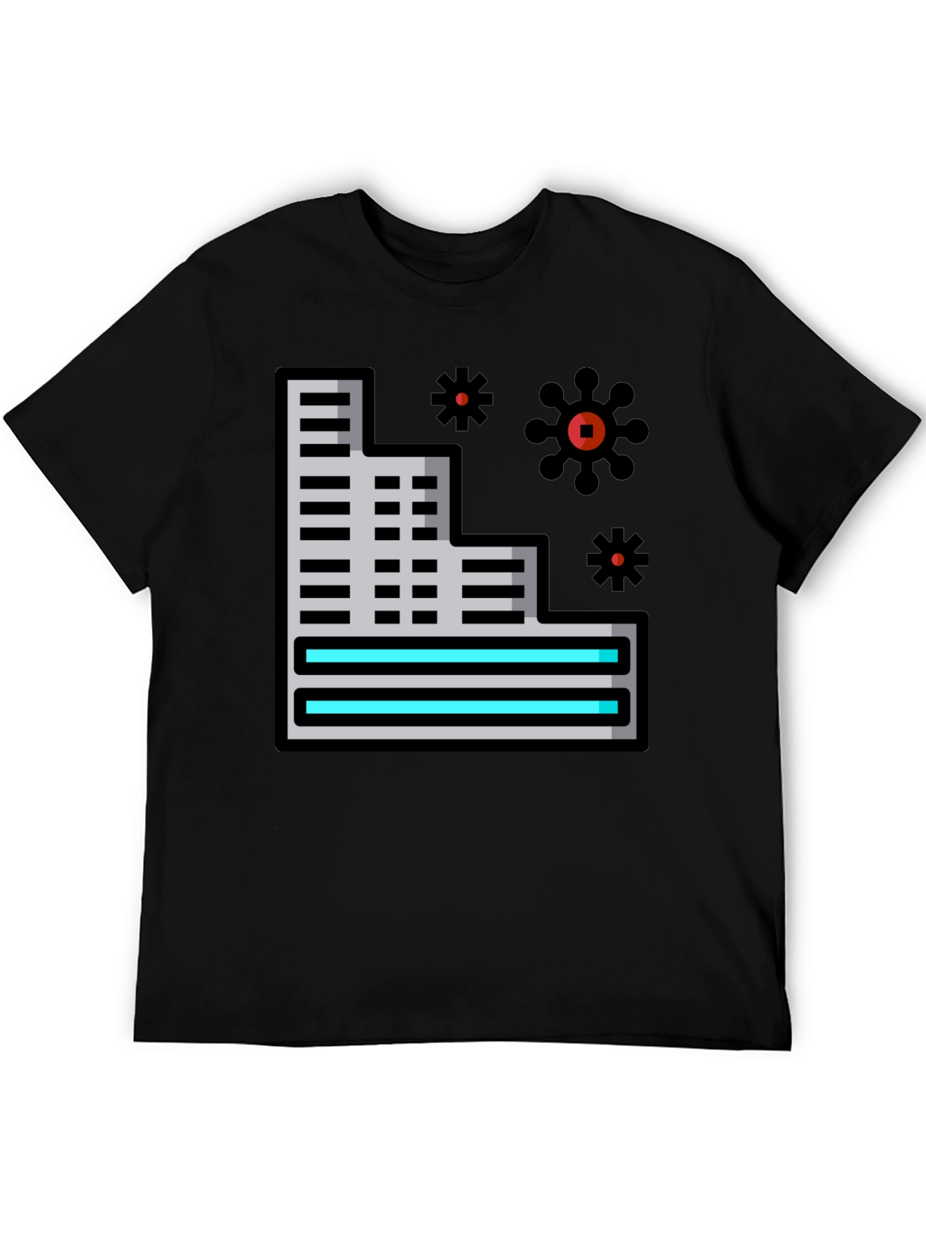 Modern Building T-Shirt - Unique Graphic Tee