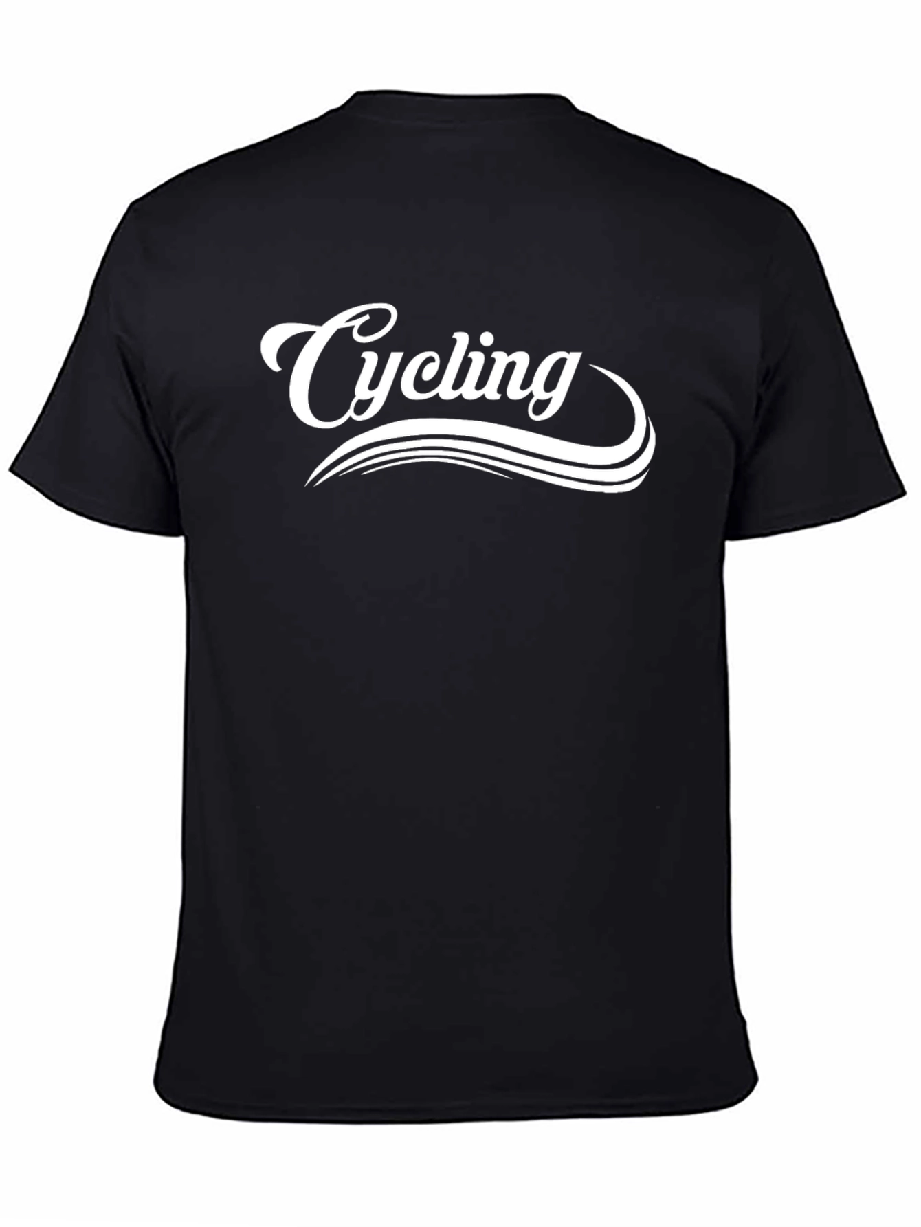 Cycling Graphic T-Shirt - Black
