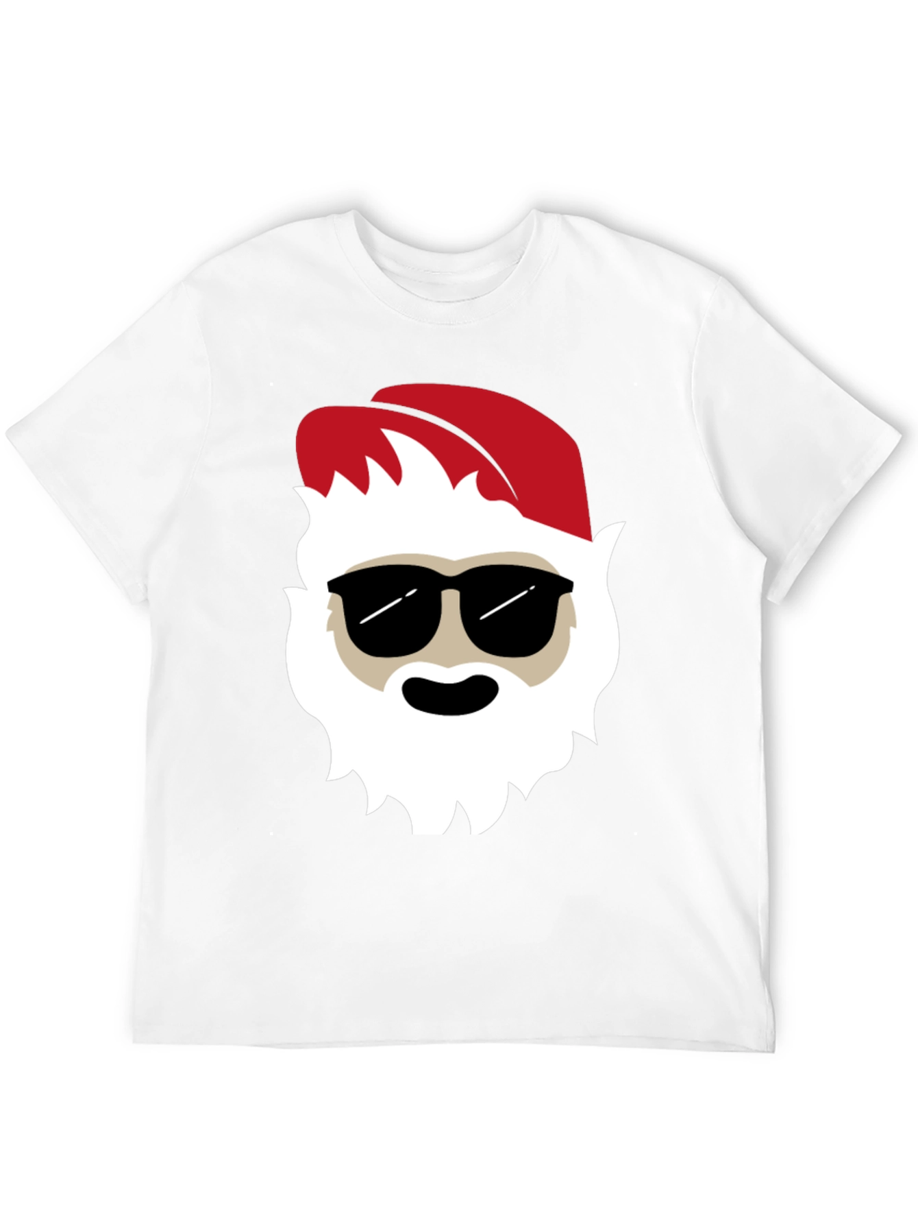 Cool Santa Graphic Tee - Holiday T-Shirt